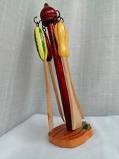 Porta Mestoli Legno Cucina Oggettistica Originale 