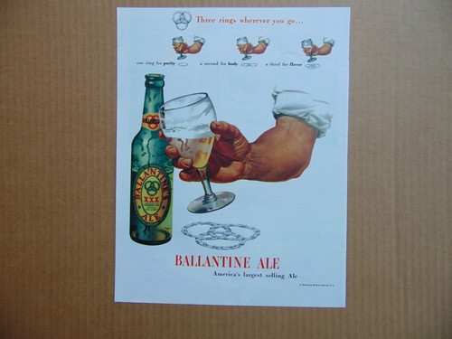 1947 ballantine ale braccio - 1947,