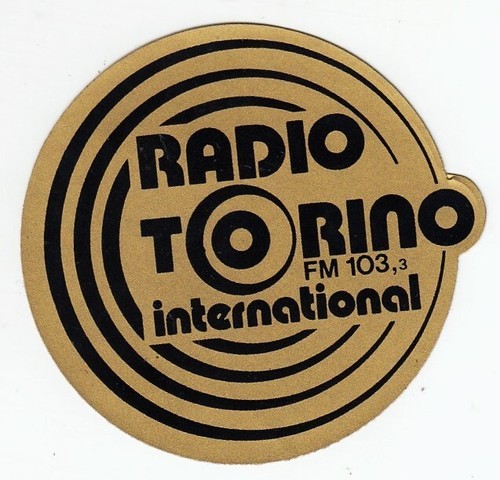 Adesivo radio torino - adesivo,