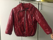 GIUBBOTTO INVERNALE BAMBINA - COLORE ROSSO LUCIDO - MARCA PARROT - TG. 10 ANNI