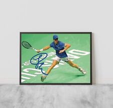 Jannik Sinner Autografo vittoria Coppa Davis Italia Idea Regalo Cornice poster