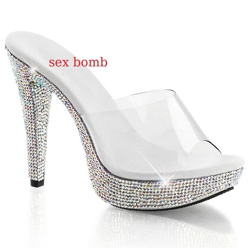 Sexy sabot sandali strass - sexy,