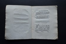 Opuscolo latino XVIII secolo