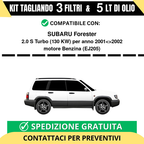 Tagliando per subaru forester - tagliando,