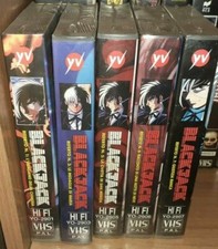 LOTTO 5 VHS MANGA YAMATO VIDEO ANIME OSAMU TEZUKA,BLACK JACK OAV,NUOVE SIGILLATE