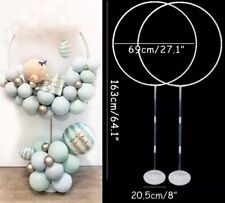 Offerta Kit 2 Cerchi Colonne  Palloncini Matrimonio Compleanno Festa Baby Shower