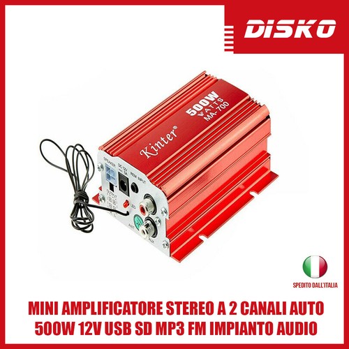 Mini amplificatore stereo - amplificatore, a