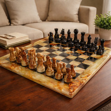 Elegante set scacchi marmo - elegante,