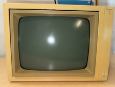Monitor monocromatico CRT verde Apple II IIe II+ Plus III 1983 A2M2010 #4381