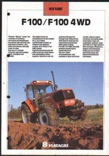 Foglietto brochure trattore