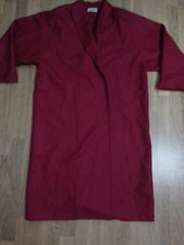 lotto 987 cappotto rosso mantella donna 100%lana MARIA GIOVANNA taglie forti