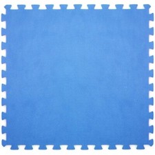 TAPPETO TAPPETINO PUZZLE MORBIDO PER PISCINA 60x60x0,8cm ANTISCIVOLO 6PZ BLU