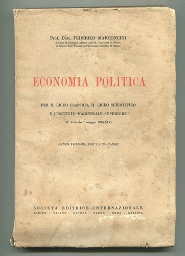 Federico marconcini economia - marconcini,