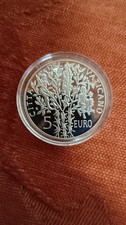 moneta argento 5€ Città Del