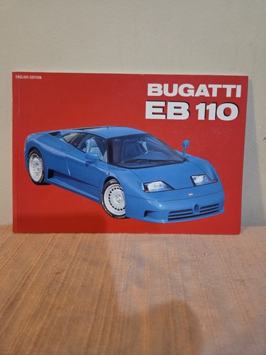 Bugatti eb110 book - bugatti,
