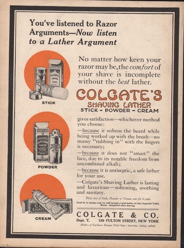 1912 colgate crema barba - 1912,