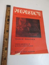 1972 PROPOSTA '70 RIVISTA