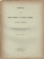 The Introduction and Spread of Pieris Rapae in North America, 1860-1885. . Samue