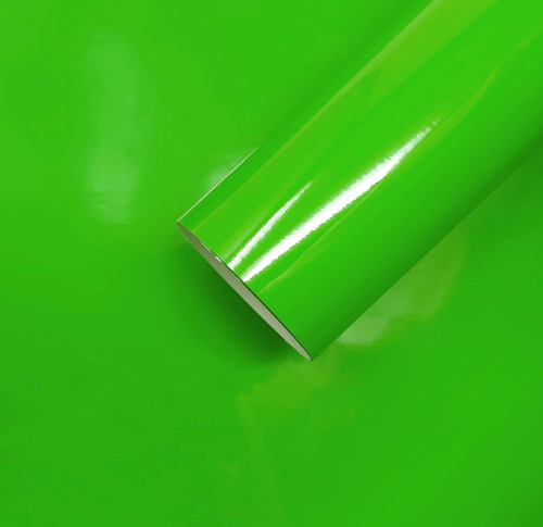 Pellicola adesiva verde lucido