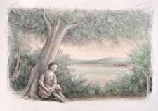 DOMENICO PURIFICATO  (1915 - 1984) - Litografia firmata e numerata 29/100