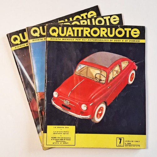 Quattroruote 1957 fiat - quattroruote,