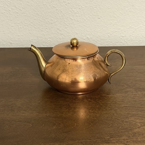 Teiera vintage rame rustica
