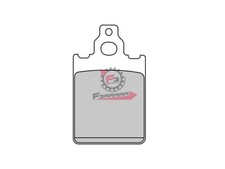 501.FDB2100EF PASTIGLIE FRENO