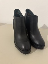 Felmini Falling in Love ankle boots donna pelle nera tacco alto EU 35 Made in Po