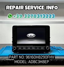 96160-H8290FHV SERVIZIO DI RIPARAZIONE TOUCH SCREEN RADIO KIA CON GARANZIA 1ANNO