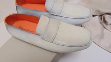 SANTONI LOAFERS 42 GENUINE