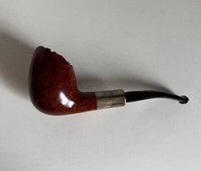 Pipa rara collezione CAMINETTO CUCCIAGO nuova mai fumata con argento