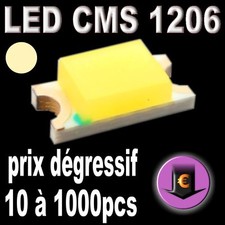 111# LED CMS 1206 blanc chaud