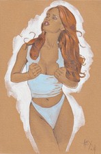 Donna Nuda Disegno Erotico -