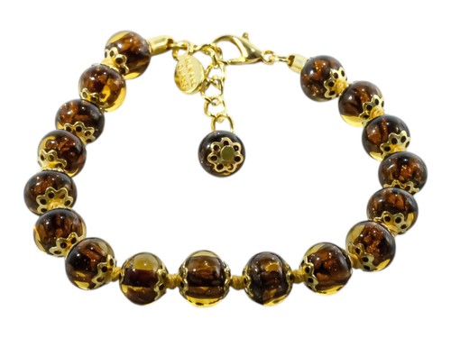 Bracciale vetro murano - bracciale,
