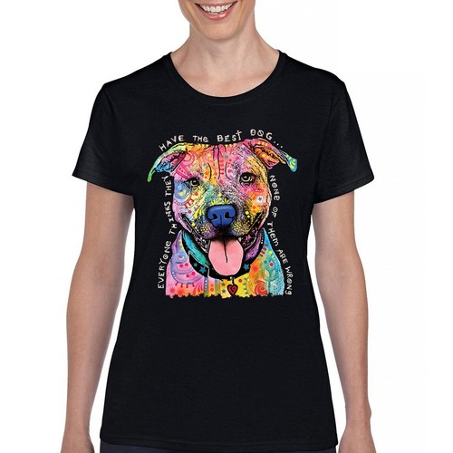 Shirt pit bull colorata - bull, dean
