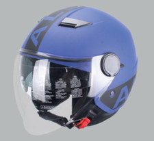 CASCO BLU OPACO CON DOPPIA