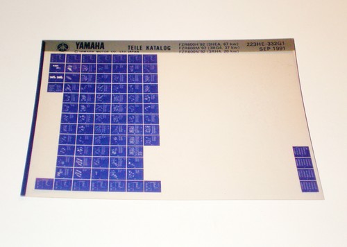 Microfiche catalogo ricambi - catalogo,