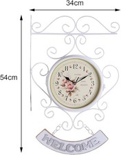 Orologio parete bifacciale - orologio, da