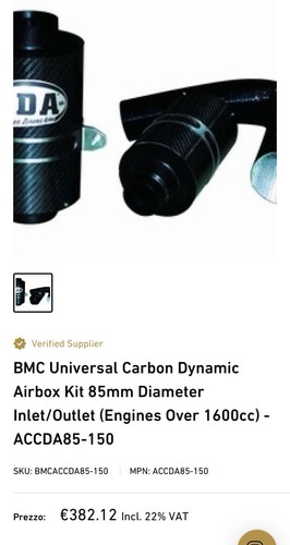 Filtro aria cda carbonio - filtro,
