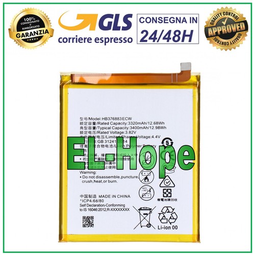 Batteria hb376883ecw per - hb376883ecw,