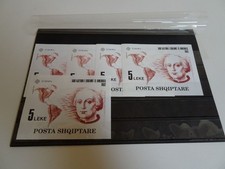 Albania 5 pezzi Michel blocco