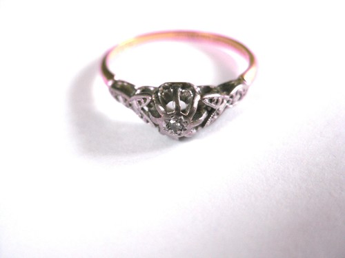 Antico anello oro 750 - anello,