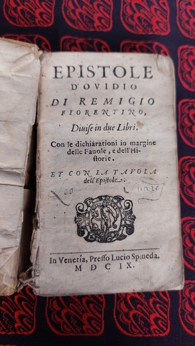 Antico libro epistole - epistole, di