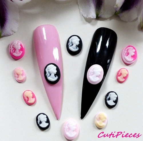 Nail art cameo - nail, *cameo*