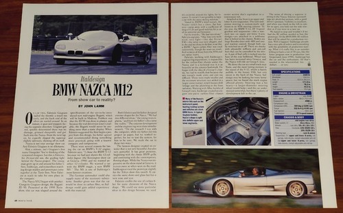 Italdesign bmw nazca - bmw, m12