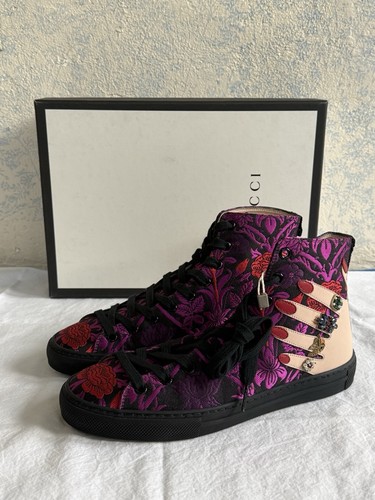 Sneakers alte gucci jacquard - sneakers,