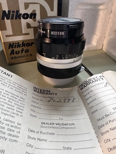 Nikon nikkor auto - nikkor, 35mm
