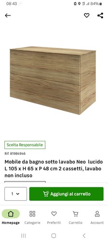 Mobile bagno con lavabo - bagno,