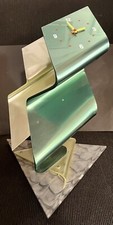 1970s PLEXIGLASS TABLE CLOCK