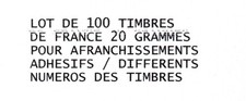 Lot 100 timbres - lot, adhesifs